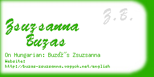 zsuzsanna buzas business card